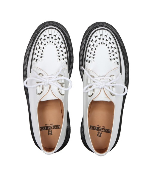 GEORGE COX（ジョージコックス）の「SKIPTON　3588 VI 031（ドレスシューズ・メンズ・ホワイト・3/4/5/6/7/8/9/6h/7h/8h）」の6枚目の写真