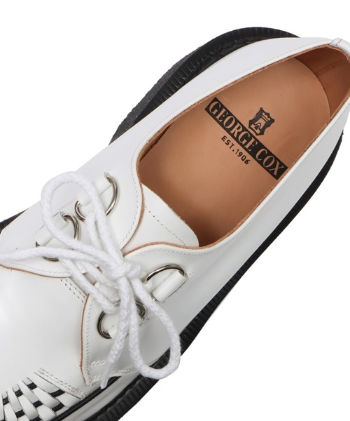 GEORGE COX（ジョージコックス）の「SKIPTON　3588 VI 031（ドレスシューズ・メンズ・ホワイト・3/4/5/6/7/8/9/6h/7h/8h）」の8枚目の写真