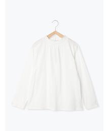 Samansa Mos2 | 襟スモッキングカットソー(Tシャツ/カットソー)