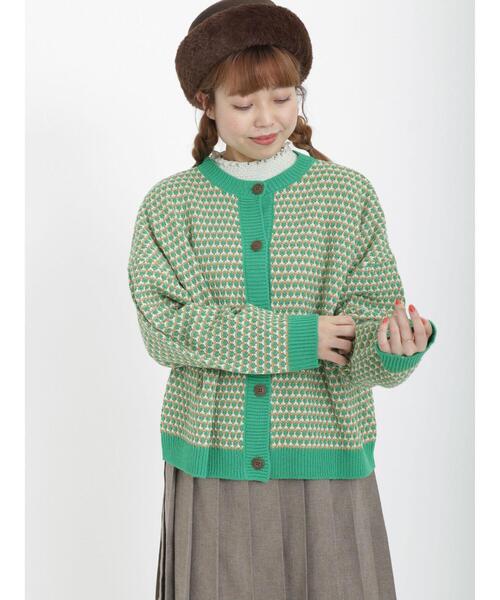 Samansa Mos2（サマンサ モスモス）の「襟スモッキングカットソー（Tシャツ/カットソー・レディース・オフホワイト/ブラック/ベージュ/ミント・ﾌﾘ-）」の15枚目の写真