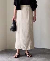 【セットアップ可】ツイードロングタイトスカート