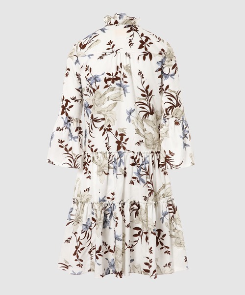Erdem(アーデム)の「TIERED HEM SHORT DRESS W. FRILLED SLEEVES(ワンピース・レディース・ホワイト系その他・6/8)」の4枚目の写真