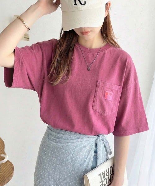 Java(ジャバ)の「《JaVa ジャバコラボ》古着風ストリートMIX。綿100%ヘヴィーウエイト胸ポケピグメントTシャツ(Tシャツ/カットソー・メンズ・イエロー/ブルー/オフホワイト/グリーン/インディゴブルー/ブラック/ブラウン/ボルドー・SMALL/MEDIUM/X-LARGE/LARGE)」の21枚目の写真