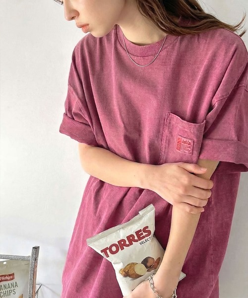 Java(ジャバ)の「《JaVa ジャバコラボ》古着風ストリートMIX。綿100%ヘヴィーウエイト胸ポケピグメントTシャツ(Tシャツ/カットソー・メンズ・イエロー/ブルー/オフホワイト/グリーン/インディゴブルー/ブラック/ブラウン/ボルドー・SMALL/MEDIUM/X-LARGE/LARGE)」の20枚目の写真