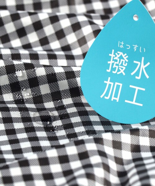 BRANSHES（ブランシェス）の「【撥水加工】裾フリルウィンドブレーカー（ナイロンジャケット・キッズ・ピンク/ブラック・90/100/110/120/130/140/150）」の22枚目の写真