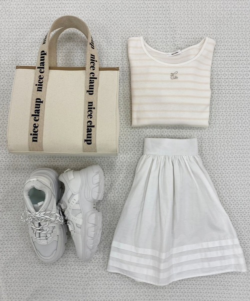 one after another NICE CLAUP（ワンアフターアナザーナイスクラップ）の「ダットスニーカー　2023SS（スニーカー・レディース・ホワイト/アイボリー・SMALL/MEDIUM/LARGE/X-LARGE）」の6枚目の写真