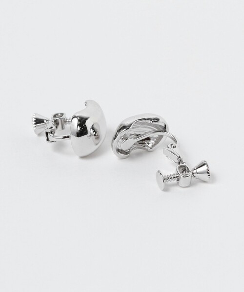 Ray BEAMS(レイビームス)の「Chalulu / ビーン スモール イヤリング(イヤリング・レディース・シルバー/ゴールド・ONE SIZE)」の3枚目の写真
