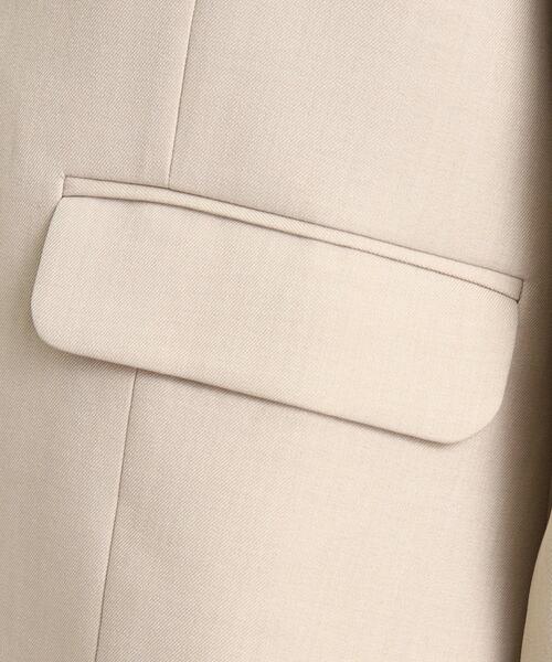 DRESKIP(ドレスキップ)の「◆【セットアップ可能/洗える】ツイルノ-カラージャケット(ノーカラージャケット・レディース・サンドベージュ/ブラック・02/03/04)」の18枚目の写真