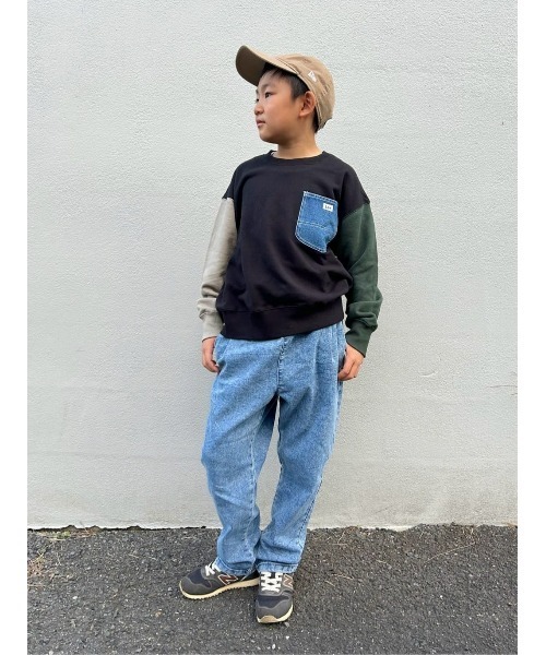 MPS（エムピーエス）の「【MPS】イージーテーパードデニム（デニムパンツ・キッズ・ブルー/ライトインディゴブルー/ダークインディゴブルー・140/130/120/150/110/160）」の22枚目の写真