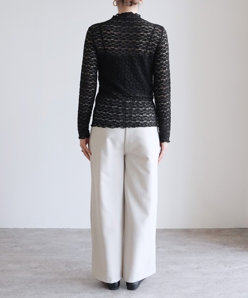 シアーフラワートップス sheer flower top～ｼｱｰﾌﾗﾜｰﾄｯﾌﾟ | flower／フラワー公式通販
