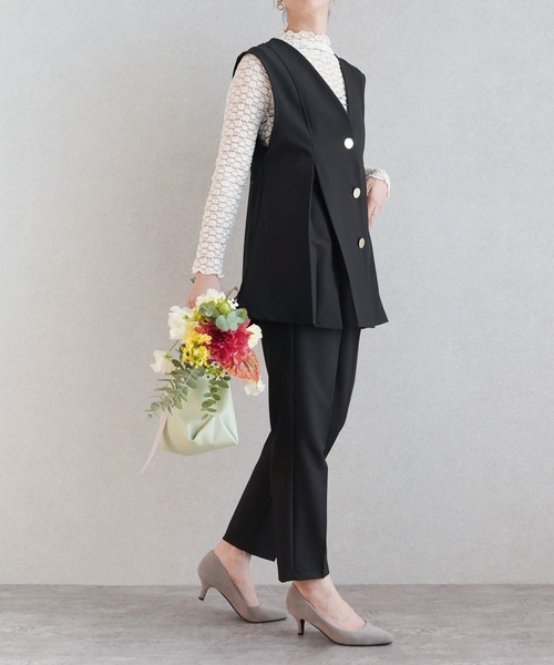 reca（レカ）の「【オンオフ問わず着れる！】シアーフラワーレーストップス（シャツ/ブラウス・レディース・ブラック/オフホワイト/ブラック系その他/ホワイト系その他/ベージュ系その他・FREE）」の21枚目の写真