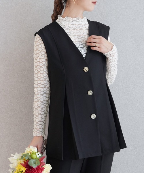 reca（レカ）の「【オンオフ問わず着れる！】シアーフラワーレーストップス（シャツ/ブラウス・レディース・ブラック/オフホワイト/ブラック系その他/ホワイト系その他/ベージュ系その他・FREE）」の20枚目の写真