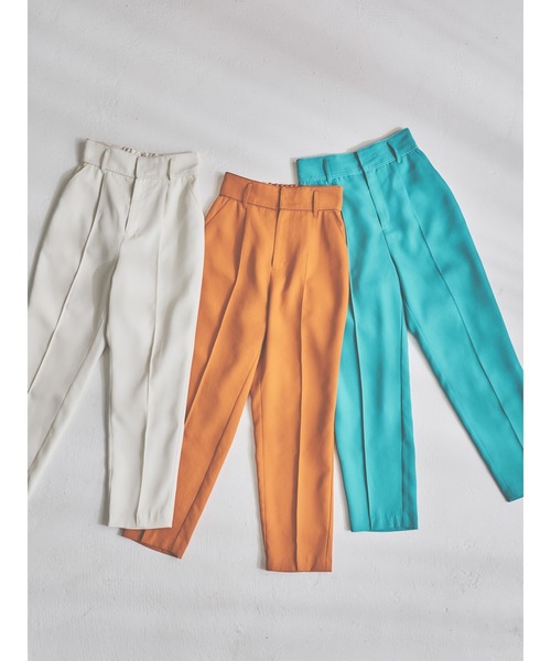 Te chichi(テチチ)の「パイピングセンターシームパンツ(その他パンツ・レディース・オレンジ/ブルー/オフホワイト・MEDIUM/SMALL)」の13枚目の写真