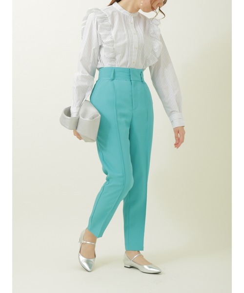 Te chichi(テチチ)の「パイピングセンターシームパンツ(その他パンツ・レディース・オレンジ/ブルー/オフホワイト・MEDIUM/SMALL)」の12枚目の写真