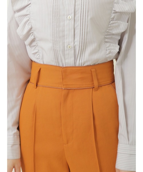 Te chichi(テチチ)の「パイピングセンターシームパンツ(その他パンツ・レディース・オレンジ/ブルー/オフホワイト・MEDIUM/SMALL)」の22枚目の写真