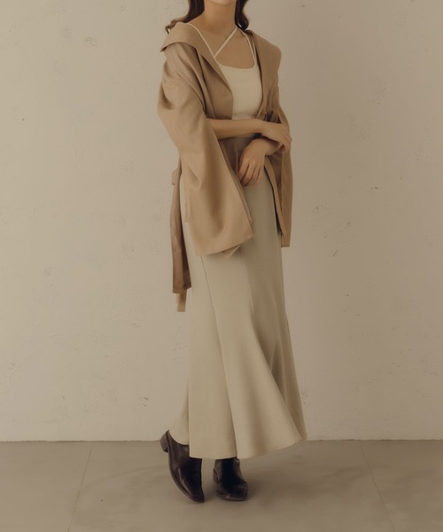 fupel（フぺル）の「カップ付きデザインキャミソール（キャミソール・レディース・ブラック/アイボリー/ブラウン系その他・FREE）」の9枚目の写真