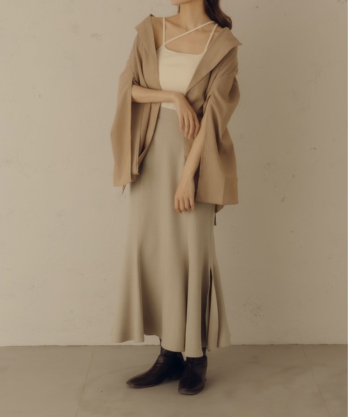 fupel（フぺル）の「カップ付きデザインキャミソール（キャミソール・レディース・ブラック/アイボリー/ブラウン系その他・FREE）」の10枚目の写真