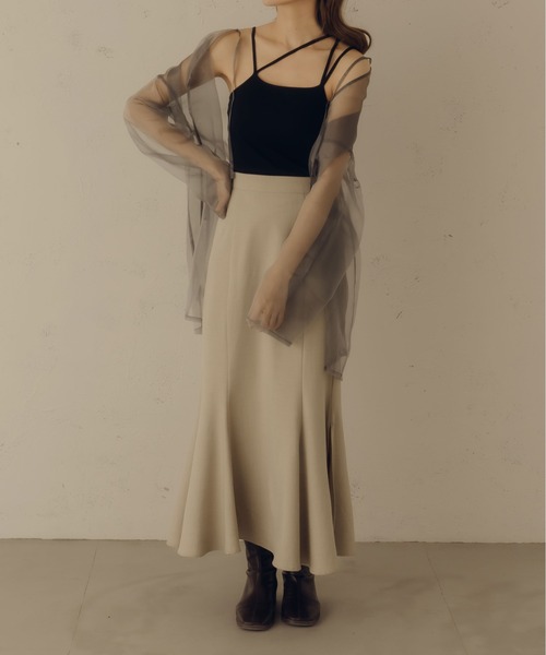 fupel（フぺル）の「カップ付きデザインキャミソール（キャミソール・レディース・ブラック/アイボリー/ブラウン系その他・FREE）」の20枚目の写真