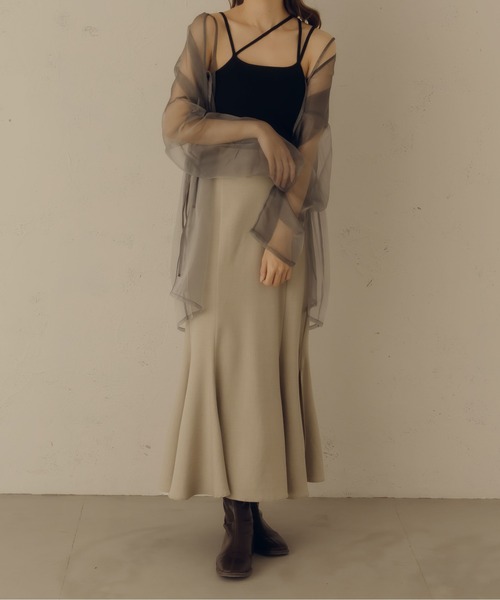 fupel（フぺル）の「カップ付きデザインキャミソール（キャミソール・レディース・ブラック/アイボリー/ブラウン系その他・FREE）」の21枚目の写真