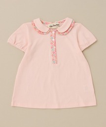 Love&Peace&Money | 小花柄コンビ半袖ブラウス(シャツ/ブラウス)