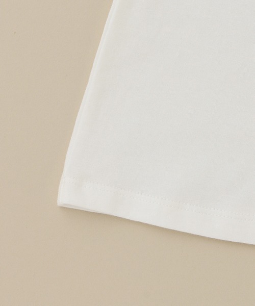 Love&Peace&Money（ラブアンドピースアンドマネー）の「小花柄コンビ半袖ブラウス（シャツ/ブラウス・キッズ・サーモンピンク/オフホワイト・130cm/80ｃｍ/120cm/90cm/100cm/110cm）」の7枚目の写真