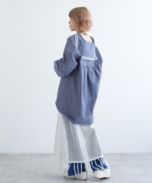 w closet（ダブルクローゼット）の「メッシュキャミワンピース