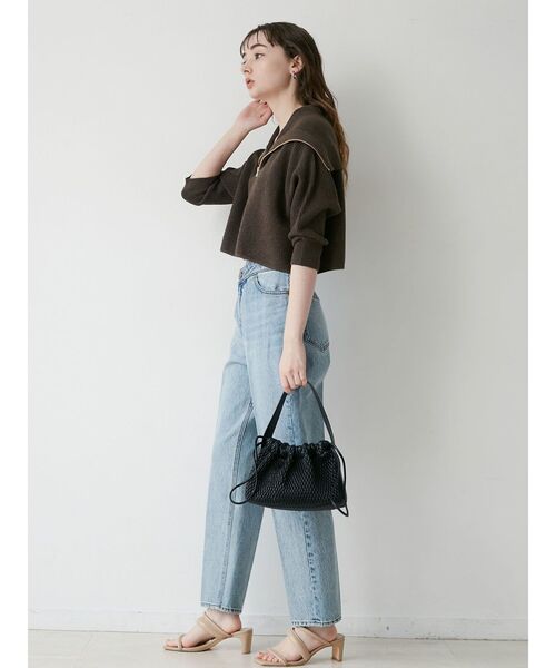 LAGUNAMOON(ラグナムーン)の「パフクロスバッグ(ハンドバッグ・レディース・ブラック/クリーム/モカ・FREE)」の18枚目の写真