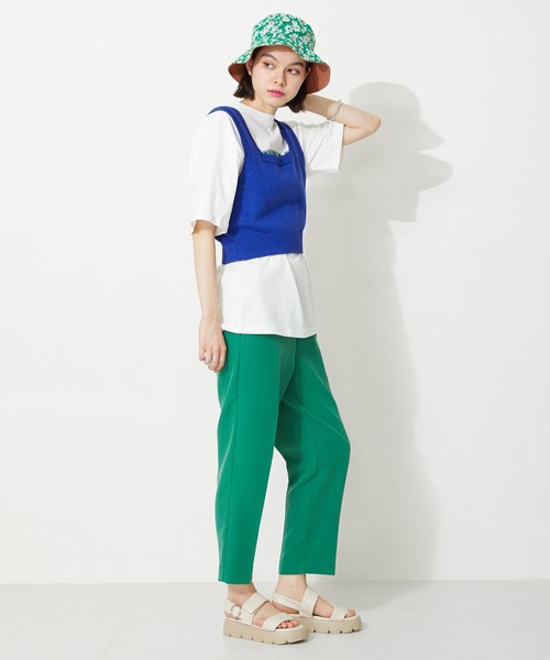 ORiental TRaffic(オリエンタルトラフィック)の「■パデットダブルベルト厚底サンダル/31233(サンダル・レディース・ブラック/グリーン/ホワイト・S/M/L/LL)」の17枚目の写真