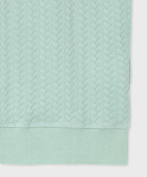 Paul Smith COLLECTION（ポールスミスコレクション）の「ラウンドカラーリブネック カットソー / 134304 J2308（Tシャツ/カットソー・メンズ・ブラウン/ミント/ライトベージュ・MEDIUM/LARGE/X-LARGE）」の11枚目の写真