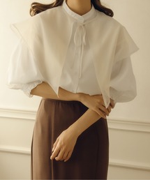fupel | オーガンジーカラーブラウス(シャツ/ブラウス)