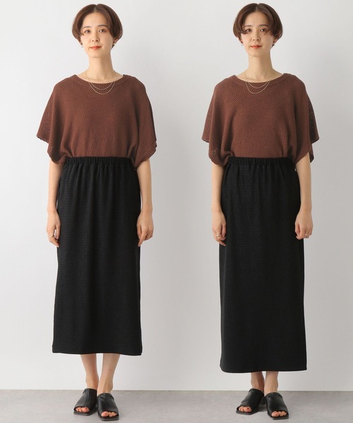 LEPSIM（レプシィム）の「ヨウリュウナロースカート　164023（スカート・レディース・ブルー/カーキ/ブラック・FREE/TALL）」の4枚目の写真