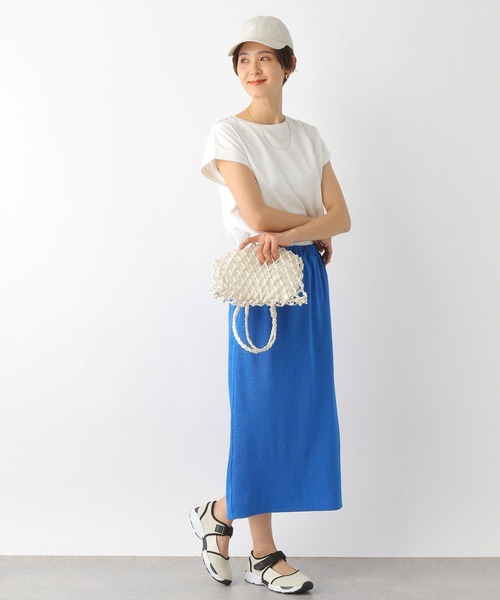 LEPSIM（レプシィム）の「ヨウリュウナロースカート　164023（スカート・レディース・ブルー/カーキ/ブラック・FREE/TALL）」の10枚目の写真