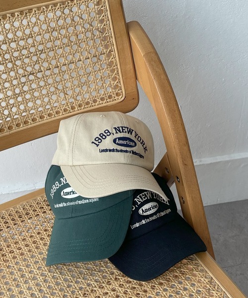 Chillfar（チルファー）の「ロゴ刺繍キャップ（キャップ・レディース・ブラウン/ネイビー/ベージュ/ダークグリーン/ブラック・FREE）」の4枚目の写真