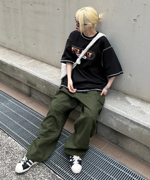 sedacle(セダクル)の「カラーカーゴパンツ(カーゴパンツ・メンズ・ブラウン/カーキ/スモークピンク・MEDIUM/LARGE)」の16枚目の写真