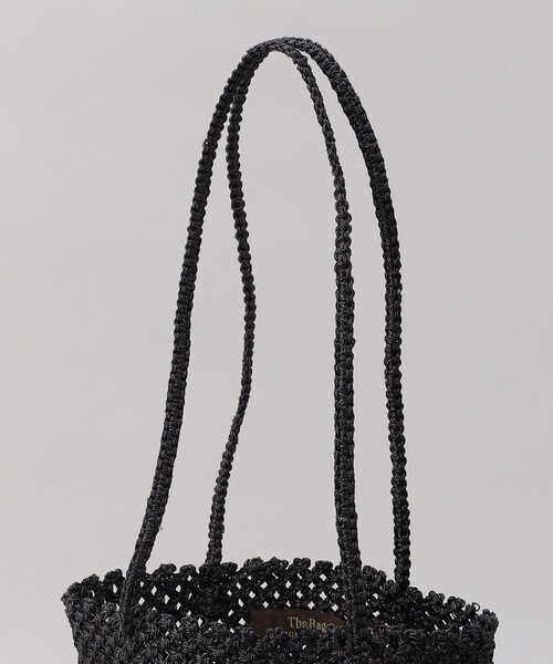 FREAK'S STORE（フリークスストア）の「BAGMATI/バグマティー METALIC LUREN/メタリックローレン（かごバッグ・レディース・ブラック/シルバー・ONE SIZE）」の7枚目の写真