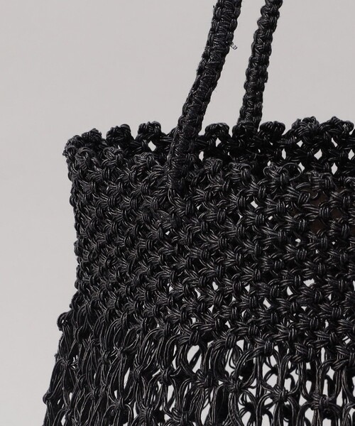 FREAK'S STORE（フリークスストア）の「BAGMATI/バグマティー METALIC LUREN/メタリックローレン（かごバッグ・レディース・ブラック/シルバー・ONE SIZE）」の6枚目の写真