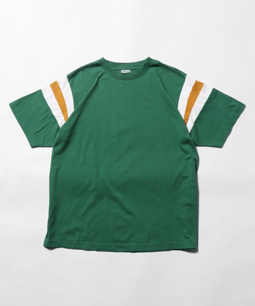 WALLA WALLA SPORT(ワラワラスポーツ)の「WALLA WALLA SPORT/ワラワラスポーツ WALLA2 SHOULDER INSERT TEE Tシャツ ラインTシャツ(Tシャツ/カットソー・メンズ・ブラウン系/グリーン系/ネイビー系/レッド系・L/M/XL)」の2枚目の写真