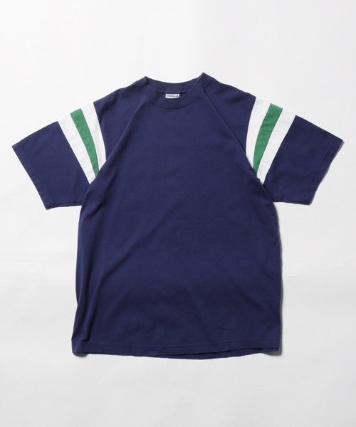 WALLA WALLA SPORT(ワラワラスポーツ)の「WALLA WALLA SPORT/ワラワラスポーツ WALLA2 SHOULDER INSERT TEE Tシャツ ラインTシャツ(Tシャツ/カットソー・メンズ・ブラウン系/グリーン系/ネイビー系/レッド系・L/M/XL)」の3枚目の写真
