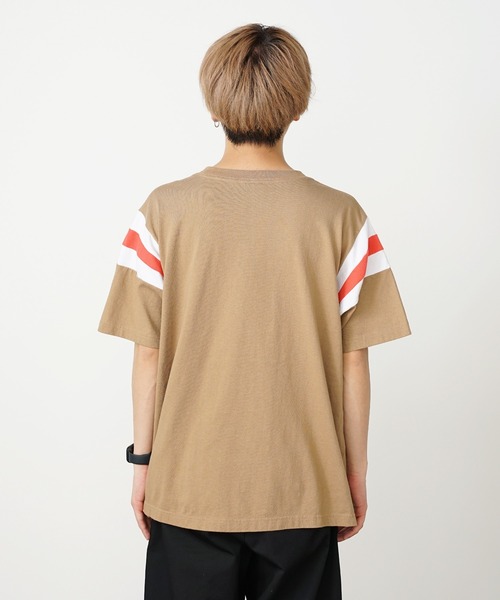 WALLA WALLA SPORT(ワラワラスポーツ)の「WALLA WALLA SPORT/ワラワラスポーツ WALLA2 SHOULDER INSERT TEE Tシャツ ラインTシャツ(Tシャツ/カットソー・メンズ・ブラウン系/グリーン系/ネイビー系/レッド系・L/M/XL)」の6枚目の写真