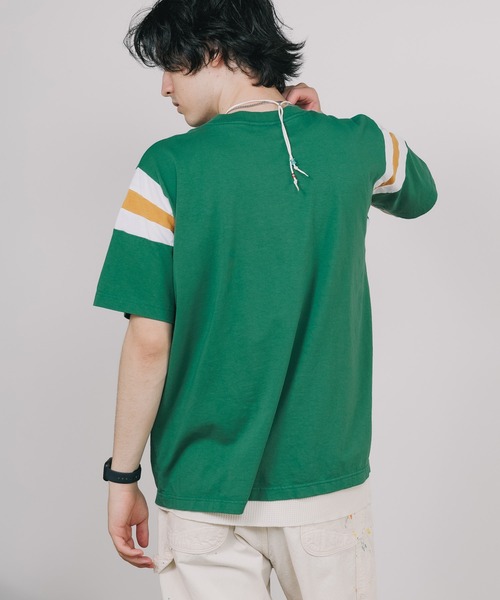 WALLA WALLA SPORT(ワラワラスポーツ)の「WALLA WALLA SPORT/ワラワラスポーツ WALLA2 SHOULDER INSERT TEE Tシャツ ラインTシャツ(Tシャツ/カットソー・メンズ・ブラウン系/グリーン系/ネイビー系/レッド系・L/M/XL)」の17枚目の写真