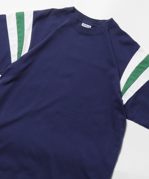 WALLA WALLA SPORT(ワラワラスポーツ)の「WALLA WALLA SPORT/ワラワラスポーツ WALLA2 SHOULDER INSERT TEE Tシャツ ラインTシャツ(Tシャツ/カットソー・メンズ・ブラウン系/グリーン系/ネイビー系/レッド系・L/M/XL)」の19枚目の写真