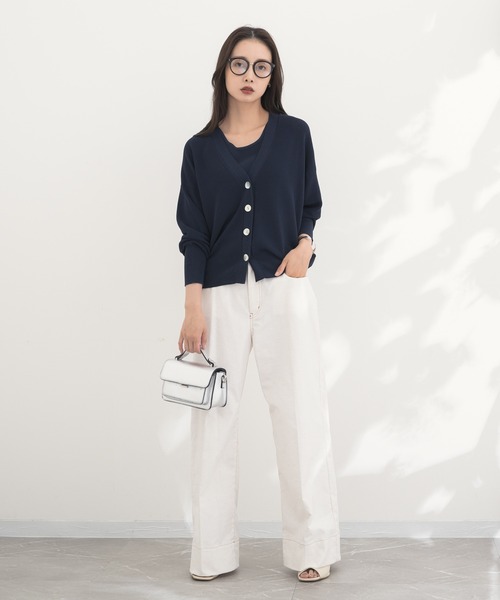 KATHARINE ROSS（キャサリンロス）の「【KATHARINE ROSS】スクエアフラップボストンバッグ（ボストンバッグ・レディース・ブラック/シルバー・MEDIUM）」の7枚目の写真