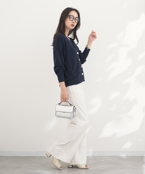 KATHARINE ROSS（キャサリンロス）の「【KATHARINE ROSS】スクエアフラップボストンバッグ（ボストンバッグ・レディース・ブラック/シルバー・MEDIUM）」の10枚目の写真