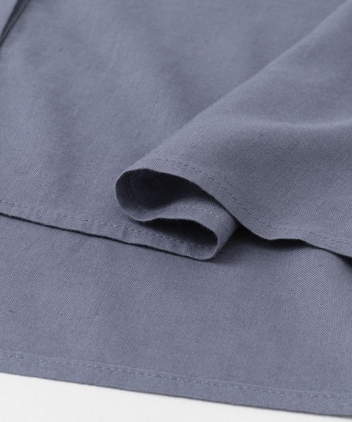 URBAN RESEARCH DOORS（アーバンリサーチドアーズ）の「レーヨンリネンフレアブラウス（シャツ/ブラウス・レディース・オフホワイト/ベージュ系その他/ブルー・MEDIUM）」の19枚目の写真