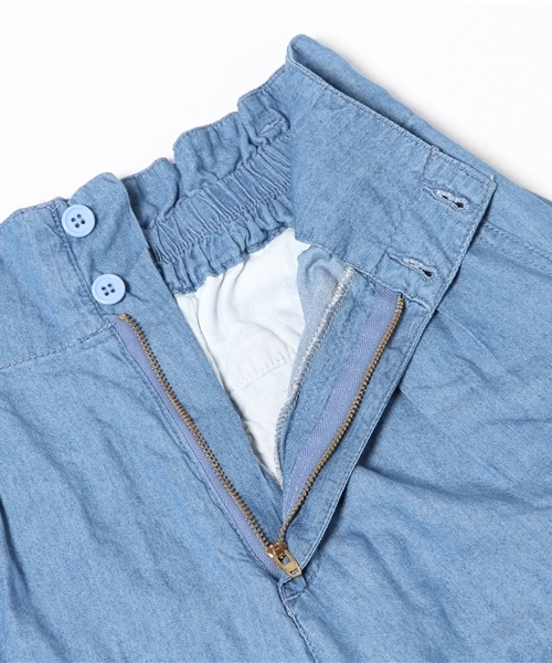 WEGO（ウィゴー）の「WEGO/ガウチョパンツ（デニムパンツ・レディース・インディゴブルー/ライトインディゴブルー・FREE）」の11枚目の写真