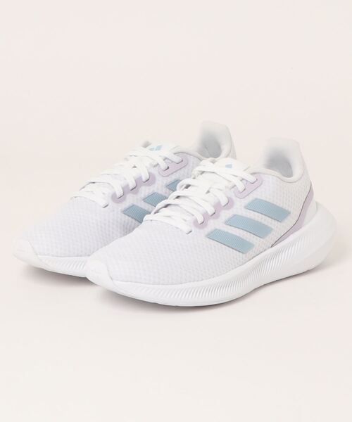 adidas(アディダス)の「《adidas》RUNFALCON 3.0 W(スニーカー・レディース・パープル系その他/ホワイト系その他/ブラック×ブラック/ホワイト×ブルー/グレー×ピンク・23.0cm/23.5cm/24.0cm/24.5cm/25.0cm/22.5cm)」の2枚目の写真