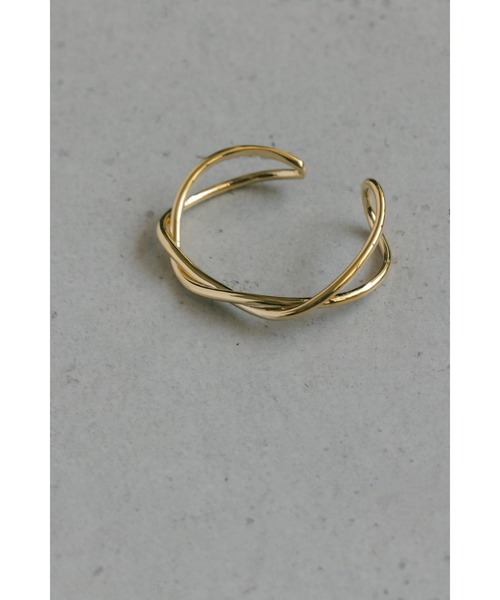 STYLEMIXER(スタイルミキサー)の「ツイストフォルムバングル(バングル/リストバンド・レディース・シルバー/ゴールド・FREE)」の7枚目の写真