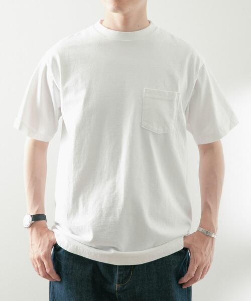 Healthknit（ヘルスニット）の「Healthknit　MADE IN USA Pocket T-shirts（Tシャツ/カットソー・メンズ・ブルー/ダークグレー/ブラック/ホワイト・X-LARGE/LARGE/MEDIUM）」の2枚目の写真