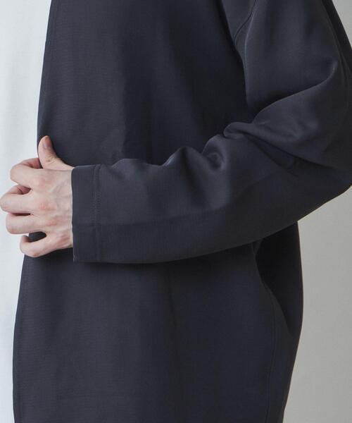 LUCY（ルーシー）の「LUCY/ルーズシャツカーディガン（カーディガン/ボレロ・メンズ・パープル/ダークグレー・MEDIUM/LARGE）」の7枚目の写真