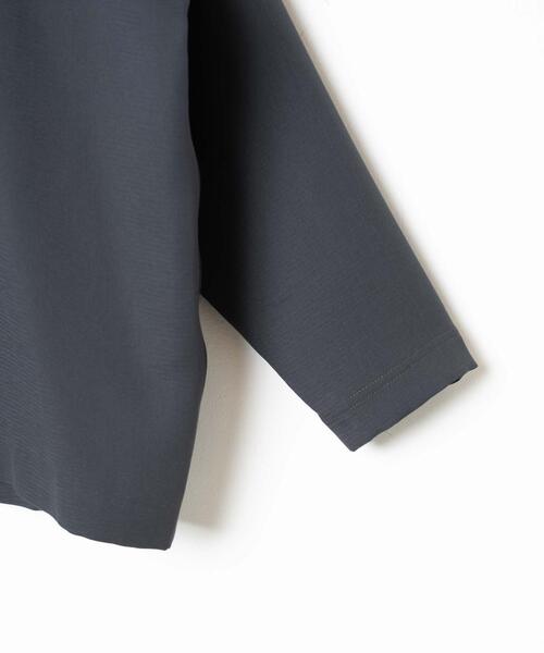 LUCY（ルーシー）の「LUCY/ルーズシャツカーディガン（カーディガン/ボレロ・メンズ・パープル/ダークグレー・MEDIUM/LARGE）」の19枚目の写真